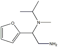 N-[2-amino-1-(2-furyl)ethyl]-N-isopropyl-N-methylamine Structure