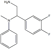 N-[2-amino-1-(3,4-difluorophenyl)ethyl]-N-methyl-N-phenylamine