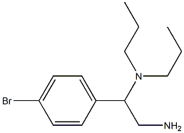 N-[2-amino-1-(4-bromophenyl)ethyl]-N,N-dipropylamine Structure
