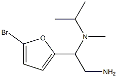 N-[2-amino-1-(5-bromo-2-furyl)ethyl]-N-isopropyl-N-methylamine