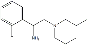 N-[2-amino-2-(2-fluorophenyl)ethyl]-N,N-dipropylamine Struktur
