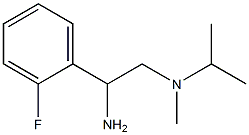 N-[2-amino-2-(2-fluorophenyl)ethyl]-N-isopropyl-N-methylamine Struktur