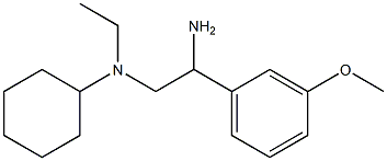 N-[2-amino-2-(3-methoxyphenyl)ethyl]-N-cyclohexyl-N-ethylamine|