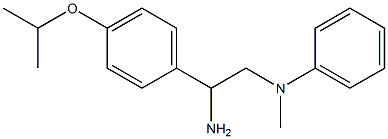 N-[2-amino-2-(4-isopropoxyphenyl)ethyl]-N-methyl-N-phenylamine|