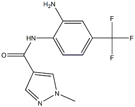 N-[2-amino-4-(trifluoromethyl)phenyl]-1-methyl-1H-pyrazole-4-carboxamide