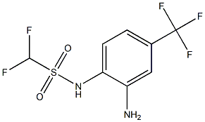 N-[2-amino-4-(trifluoromethyl)phenyl]difluoromethanesulfonamide Structure