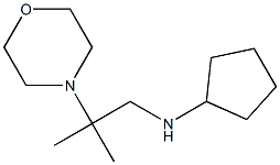 N-[2-methyl-2-(morpholin-4-yl)propyl]cyclopentanamine Structure