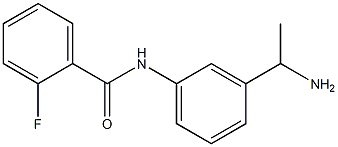 N-[3-(1-aminoethyl)phenyl]-2-fluorobenzamide Structure