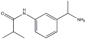 N-[3-(1-aminoethyl)phenyl]-2-methylpropanamide 化学構造式
