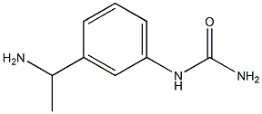 N-[3-(1-aminoethyl)phenyl]urea,,结构式