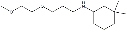 N-[3-(2-methoxyethoxy)propyl]-3,3,5-trimethylcyclohexan-1-amine,,结构式