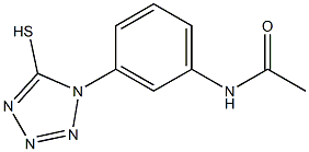 N-[3-(5-sulfanyl-1H-1,2,3,4-tetrazol-1-yl)phenyl]acetamide Structure