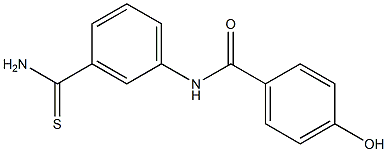 N-[3-(aminocarbonothioyl)phenyl]-4-hydroxybenzamide