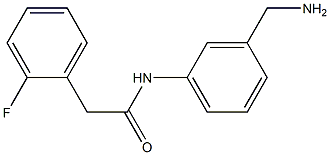 N-[3-(aminomethyl)phenyl]-2-(2-fluorophenyl)acetamide