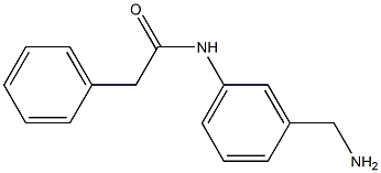 N-[3-(aminomethyl)phenyl]-2-phenylacetamide Structure