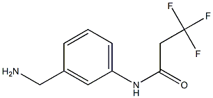 N-[3-(aminomethyl)phenyl]-3,3,3-trifluoropropanamide,,结构式