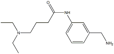 N-[3-(aminomethyl)phenyl]-4-(diethylamino)butanamide Structure