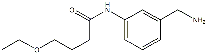 N-[3-(aminomethyl)phenyl]-4-ethoxybutanamide Struktur