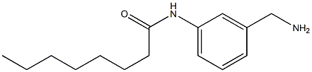 N-[3-(aminomethyl)phenyl]octanamide Structure