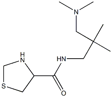 N-[3-(dimethylamino)-2,2-dimethylpropyl]-1,3-thiazolidine-4-carboxamide