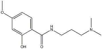 N-[3-(dimethylamino)propyl]-2-hydroxy-4-methoxybenzamide Structure