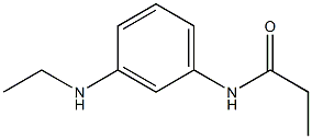 N-[3-(ethylamino)phenyl]propanamide 结构式