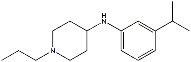 N-[3-(propan-2-yl)phenyl]-1-propylpiperidin-4-amine Struktur