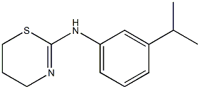 N-[3-(propan-2-yl)phenyl]-5,6-dihydro-4H-1,3-thiazin-2-amine Structure