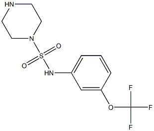  N-[3-(trifluoromethoxy)phenyl]piperazine-1-sulfonamide