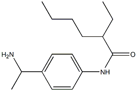 N-[4-(1-aminoethyl)phenyl]-2-ethylhexanamide|