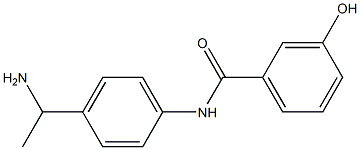 N-[4-(1-aminoethyl)phenyl]-3-hydroxybenzamide