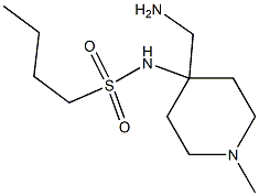 N-[4-(aminomethyl)-1-methylpiperidin-4-yl]butane-1-sulfonamide Struktur