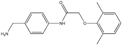  N-[4-(aminomethyl)phenyl]-2-(2,6-dimethylphenoxy)acetamide