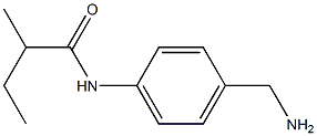 N-[4-(aminomethyl)phenyl]-2-methylbutanamide Structure