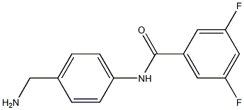  N-[4-(aminomethyl)phenyl]-3,5-difluorobenzamide