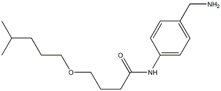  N-[4-(aminomethyl)phenyl]-4-[(4-methylpentyl)oxy]butanamide