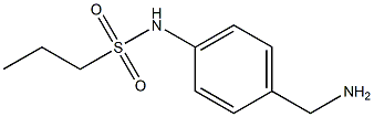 N-[4-(aminomethyl)phenyl]propane-1-sulfonamide Structure
