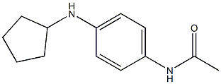 N-[4-(cyclopentylamino)phenyl]acetamide Structure