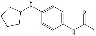 N-[4-(cyclopentylamino)phenyl]acetamide Struktur