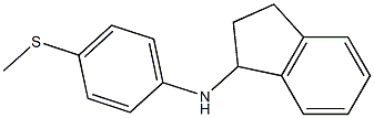 N-[4-(methylsulfanyl)phenyl]-2,3-dihydro-1H-inden-1-amine