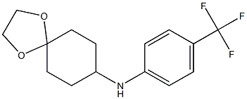 N-[4-(trifluoromethyl)phenyl]-1,4-dioxaspiro[4.5]decan-8-amine