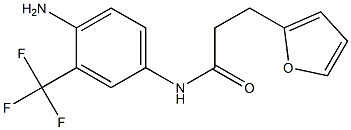 N-[4-amino-3-(trifluoromethyl)phenyl]-3-(furan-2-yl)propanamide