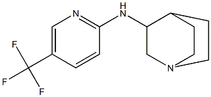 N-[5-(trifluoromethyl)pyridin-2-yl]-1-azabicyclo[2.2.2]octan-3-amine Structure