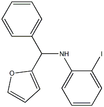 N-[furan-2-yl(phenyl)methyl]-2-iodoaniline Structure