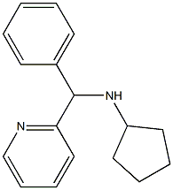 N-[phenyl(pyridin-2-yl)methyl]cyclopentanamine|