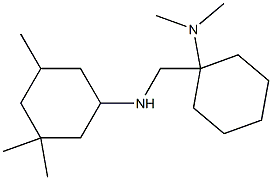 N-{[1-(dimethylamino)cyclohexyl]methyl}-3,3,5-trimethylcyclohexan-1-amine,,结构式