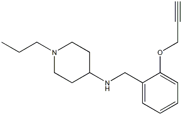 N-{[2-(prop-2-yn-1-yloxy)phenyl]methyl}-1-propylpiperidin-4-amine