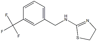 N-{[3-(trifluoromethyl)phenyl]methyl}-4,5-dihydro-1,3-thiazol-2-amine,,结构式