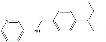 N-{[4-(diethylamino)phenyl]methyl}pyridin-3-amine 结构式