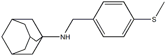 N-{[4-(methylsulfanyl)phenyl]methyl}adamantan-1-amine Structure